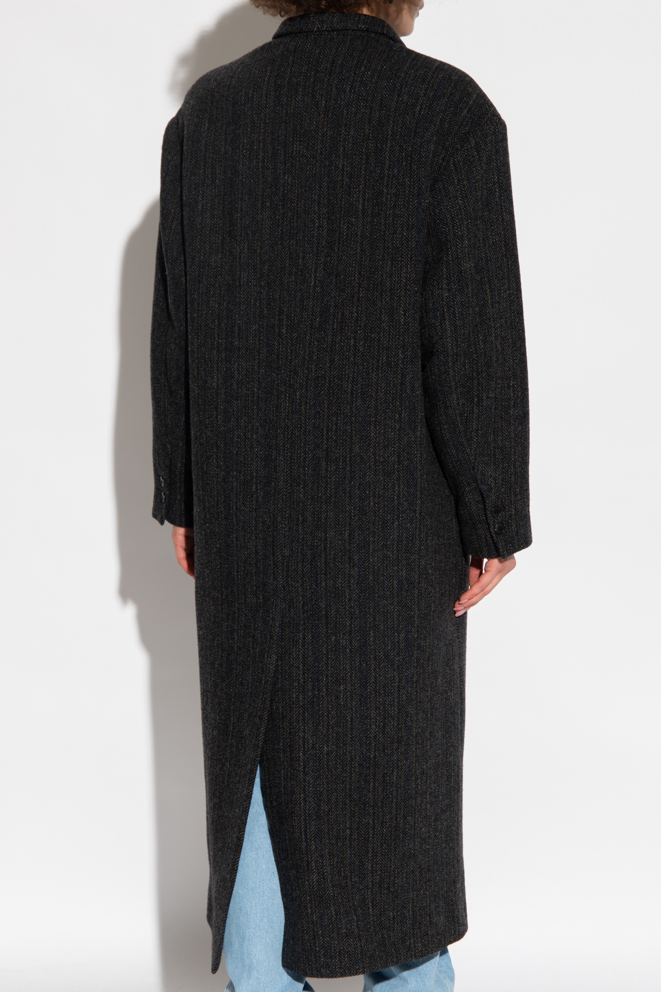 ISABEL MARANT｜COATS (SABINE (MA0102FA A3D17E 50BW)) Isabel Marant Étoile Sabine Long Wool Coat | Fashion Clinic